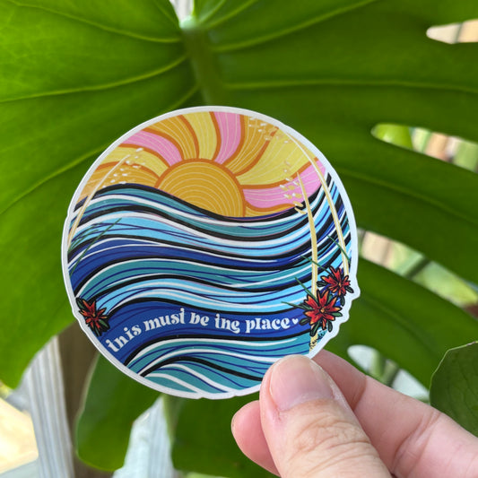 this must be the place - vinyl sticker