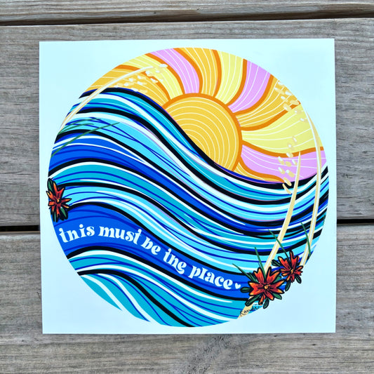 this must be the place - archival print