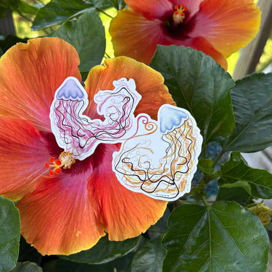 jellyfriends - vinyl jellyfish sticker