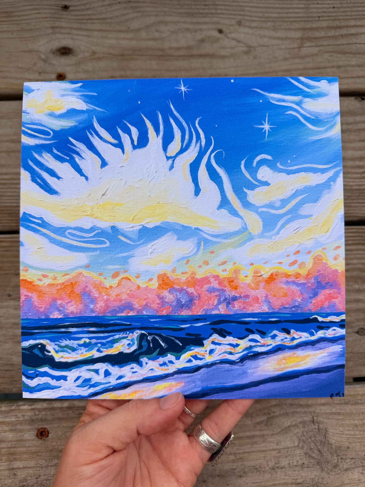 somewhere on pea island - archival print