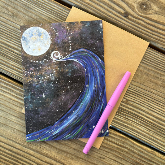 greeting card - high tide