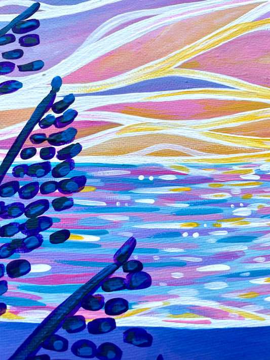 technicolor sunrise - original painting