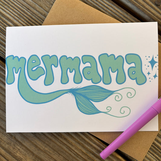 greeting card - mermama