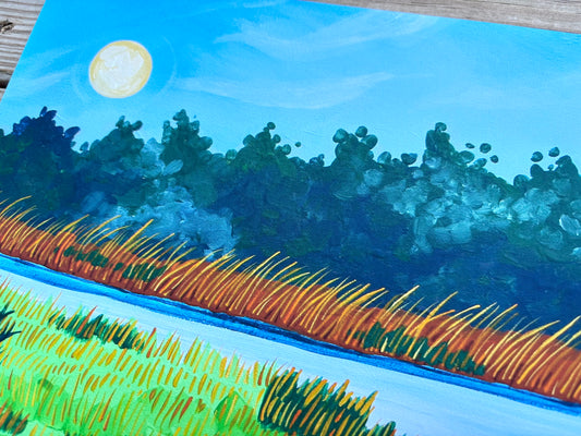 full moon in frisco - archival print