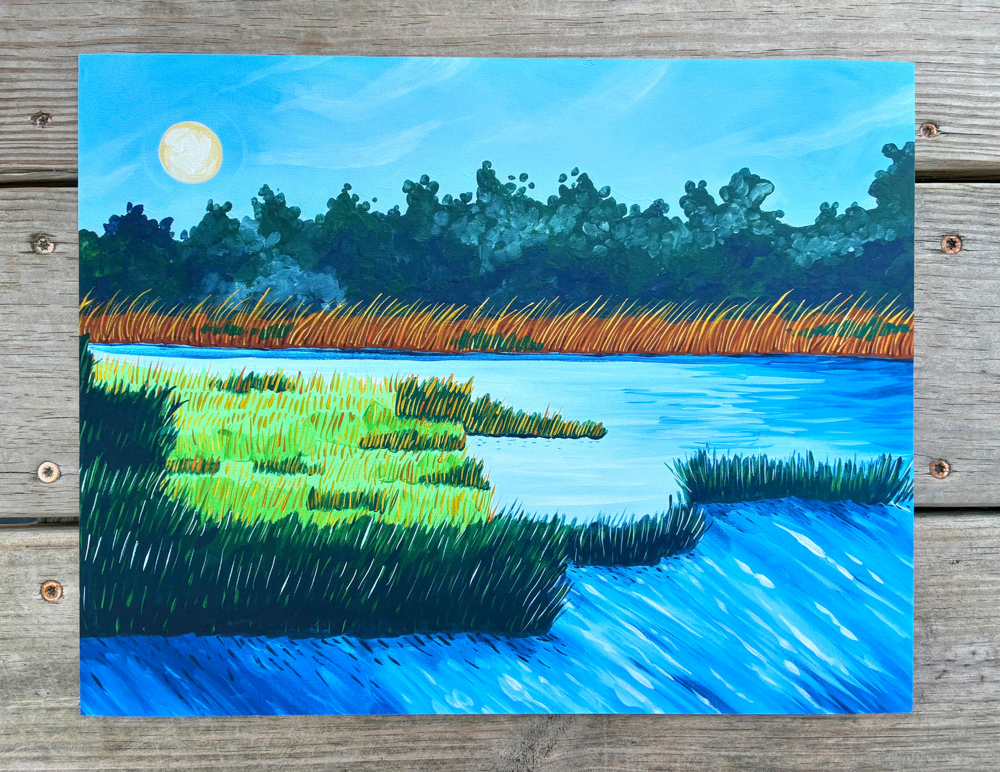 full moon in frisco - archival print