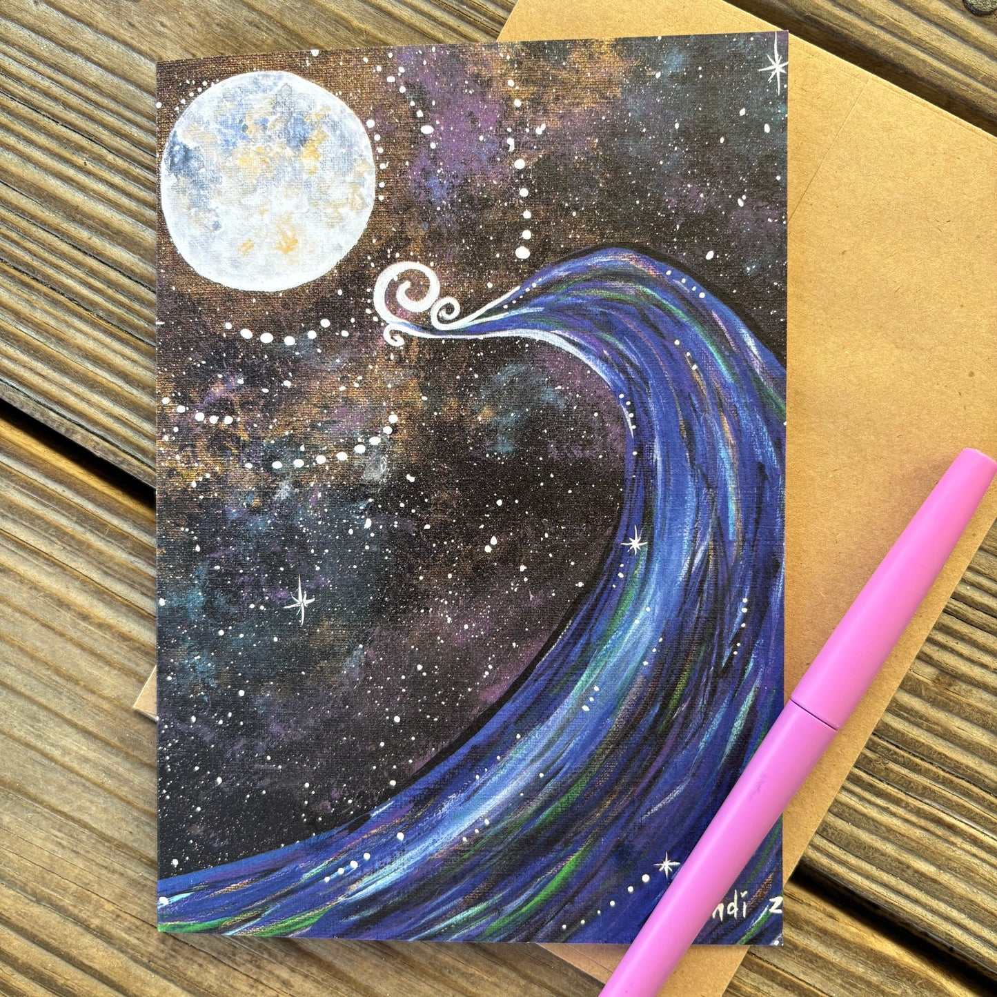 greeting card - high tide