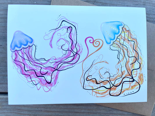 greeting card - jellyfriends
