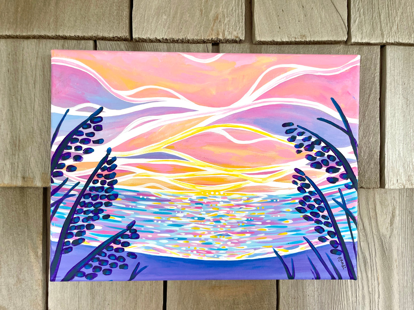 technicolor sunrise - original painting