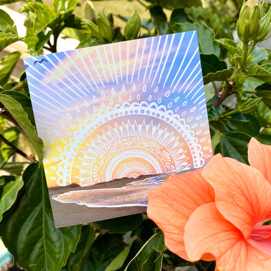 greeting card - peace on pea island