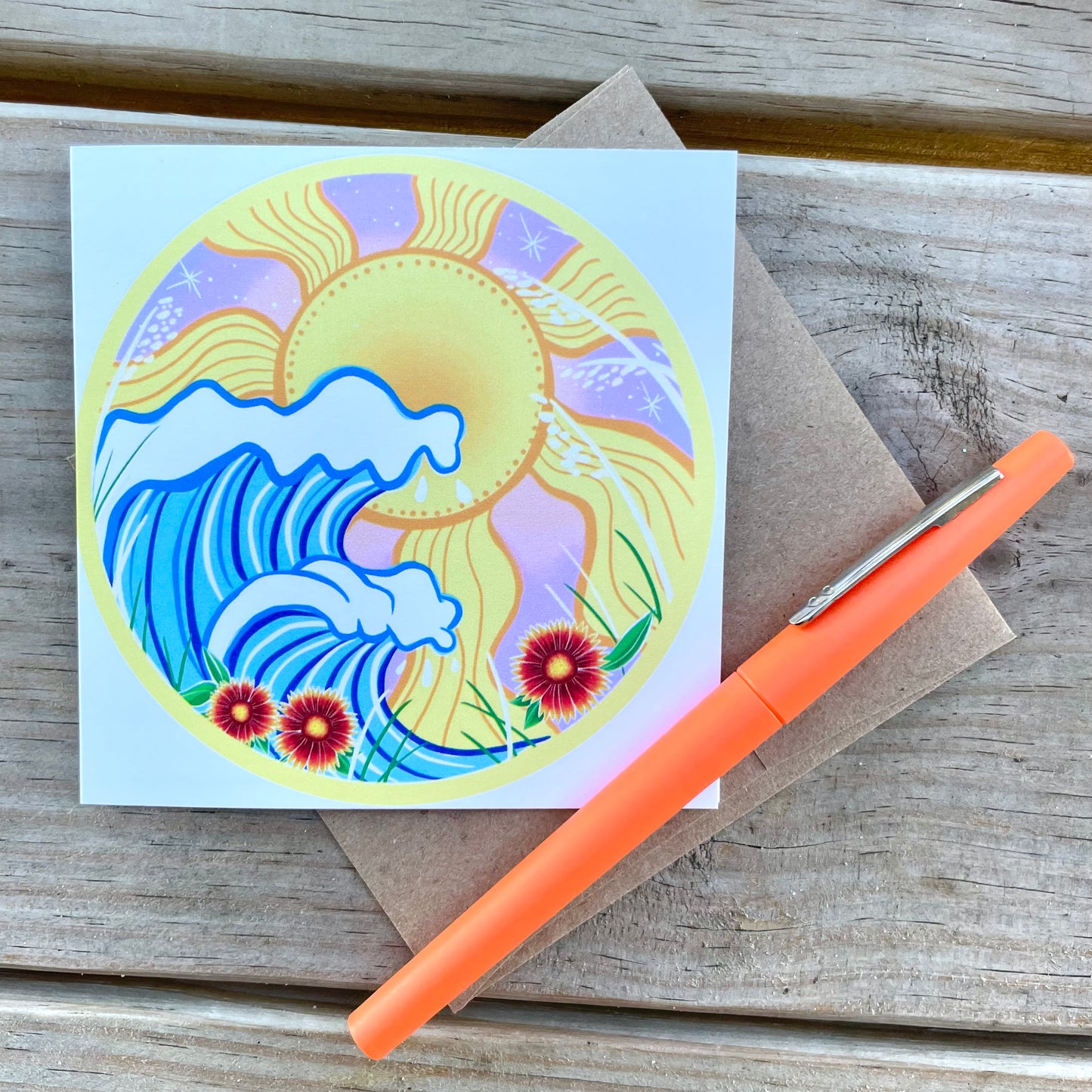 greeting card - paradise on earth
