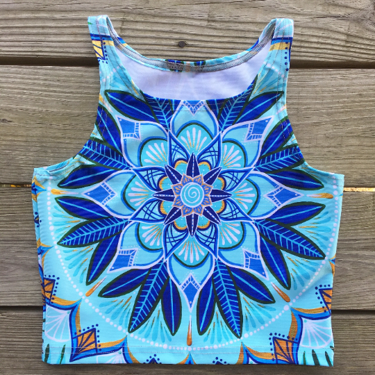 mermaid magic crop top