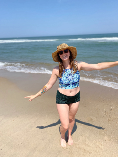 mermaid magic crop top