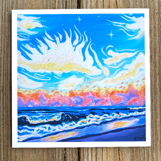 somewhere on pea island - archival print