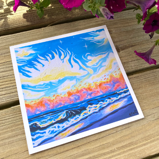 somewhere on pea island - archival print