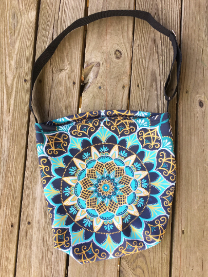celestial splendor tote bag - mandala bag
