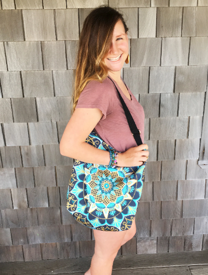 celestial splendor tote bag - mandala bag