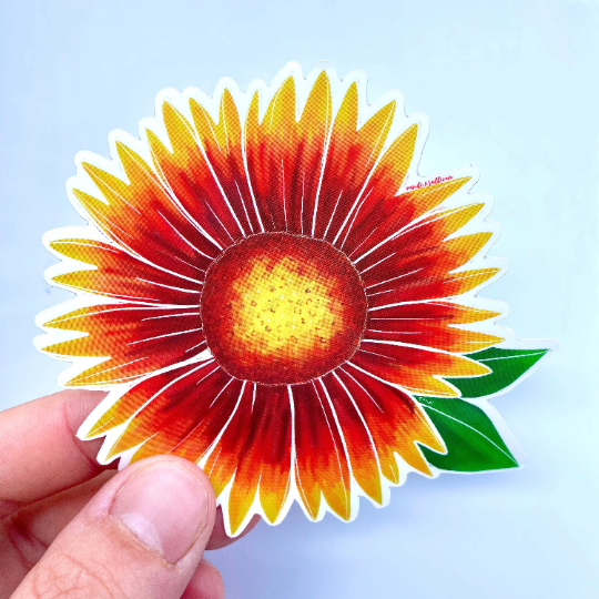 vinyl sticker - jobell flower