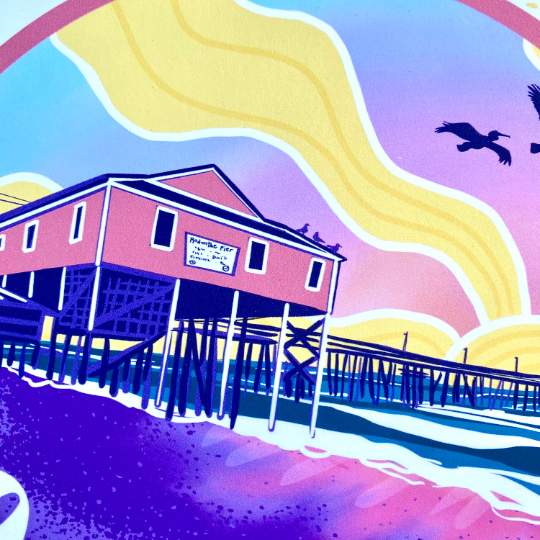 greetings from rodanthe - archival print