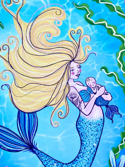 mermama - archival print