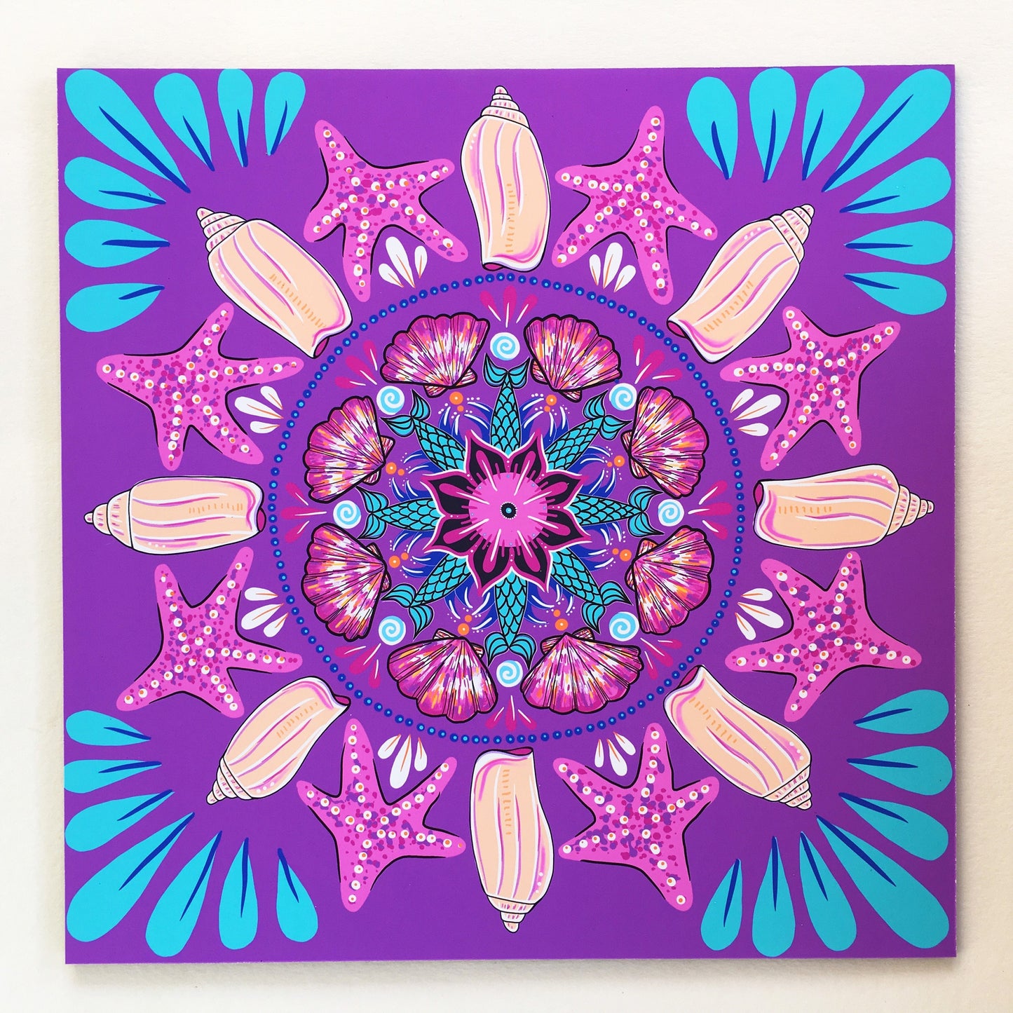 archival print - a mermaid’s mandala