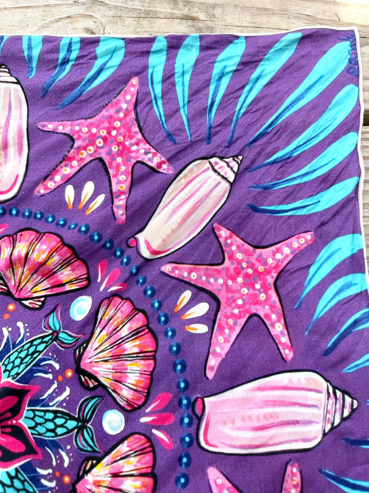 mermaid mandala bandana - silk/cotton mandala bandana (Copy)