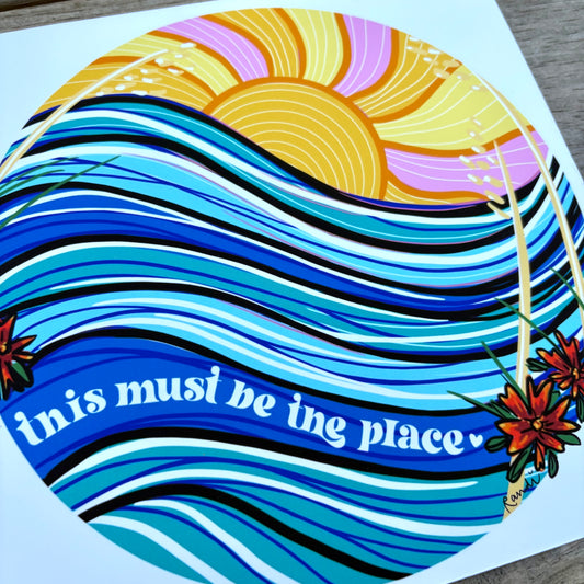this must be the place - archival print