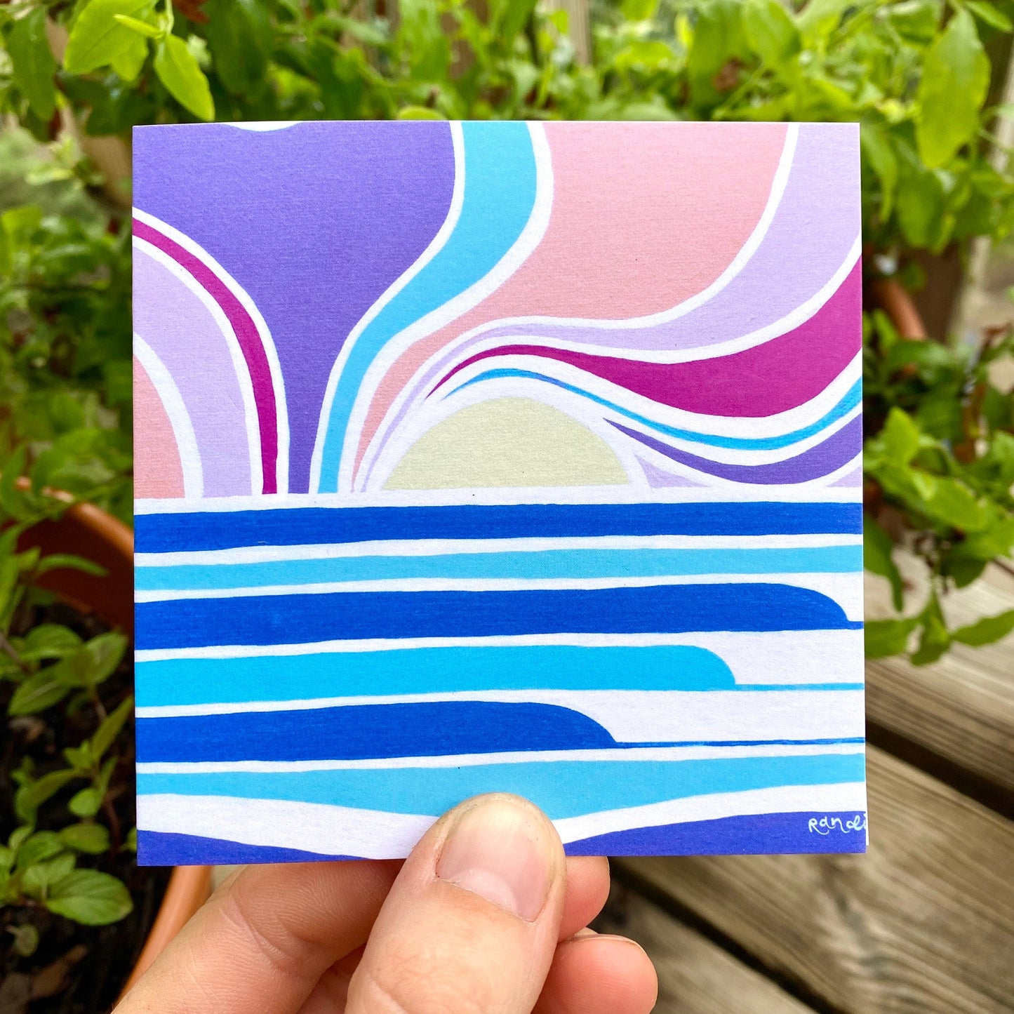 greeting card - pea island peelers