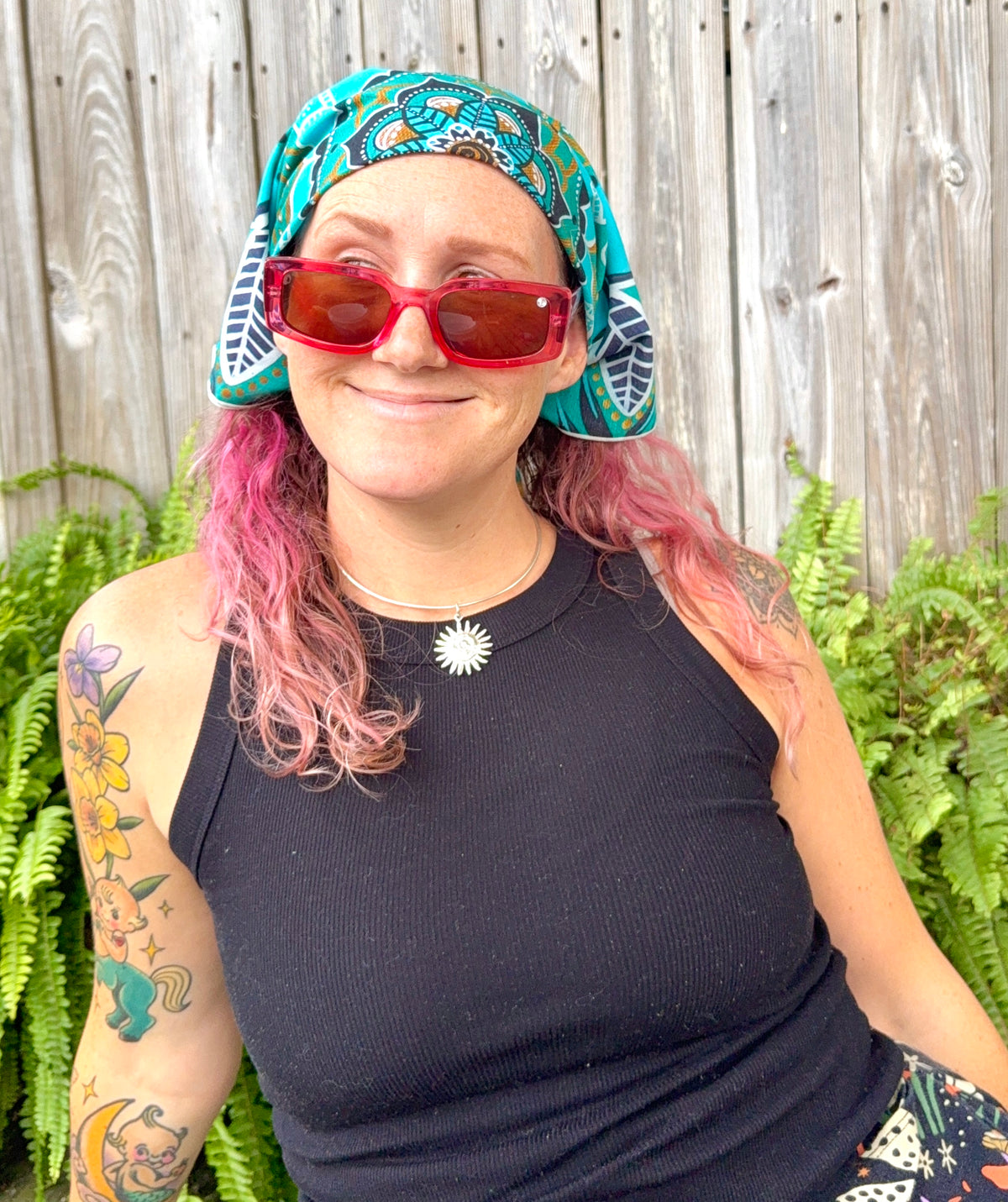 oceanic opulence bandana - silk/cotton mandala bandana