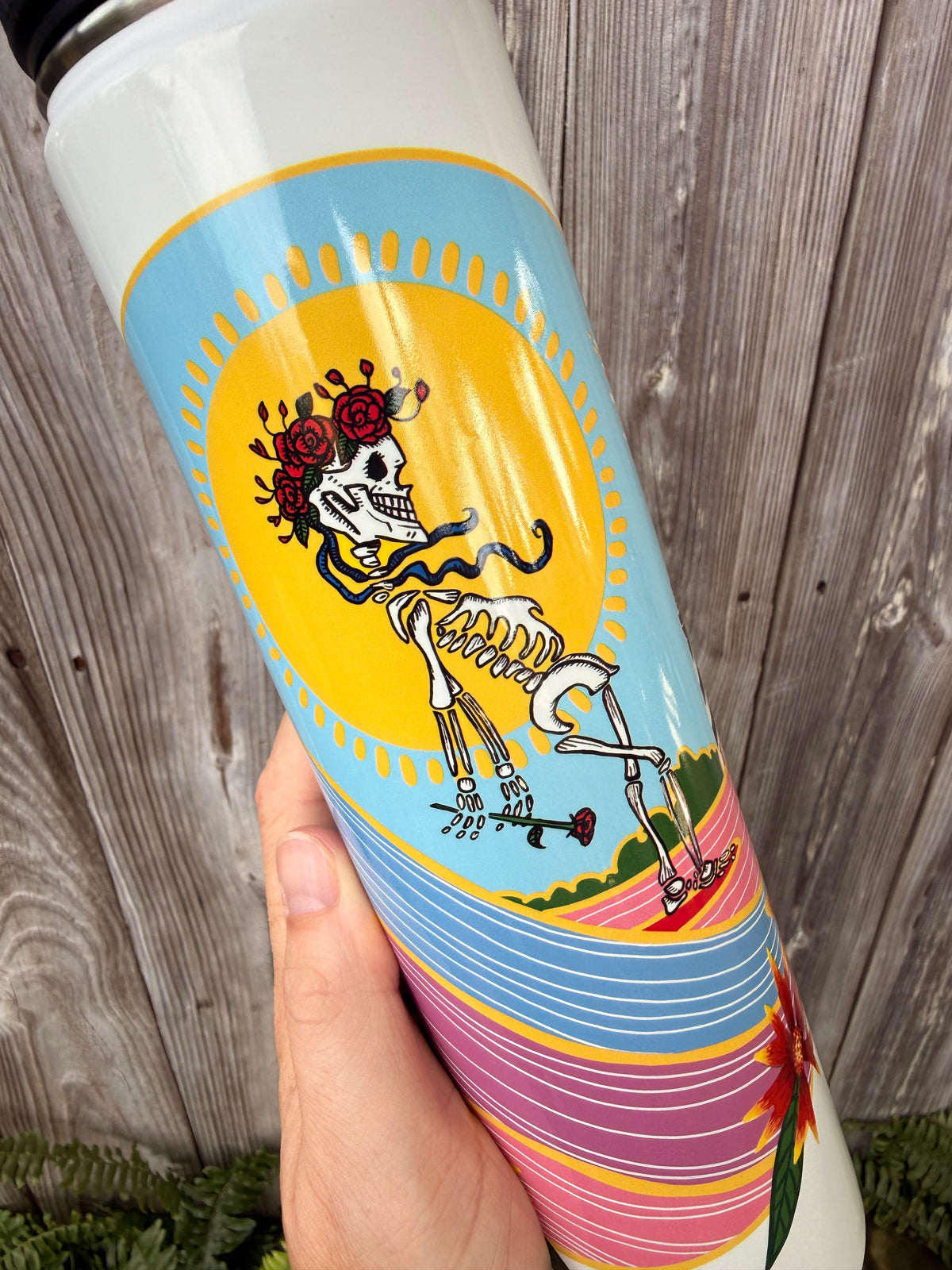 bertha surfs stainless steel water bottle