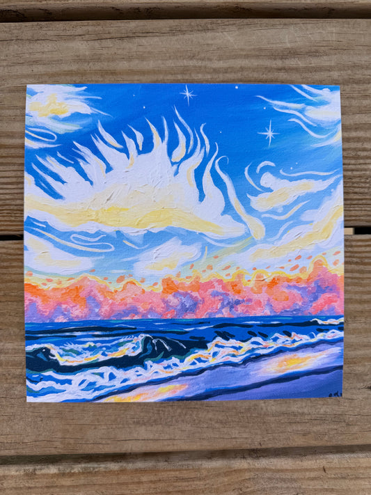 somewhere on pea island - archival print