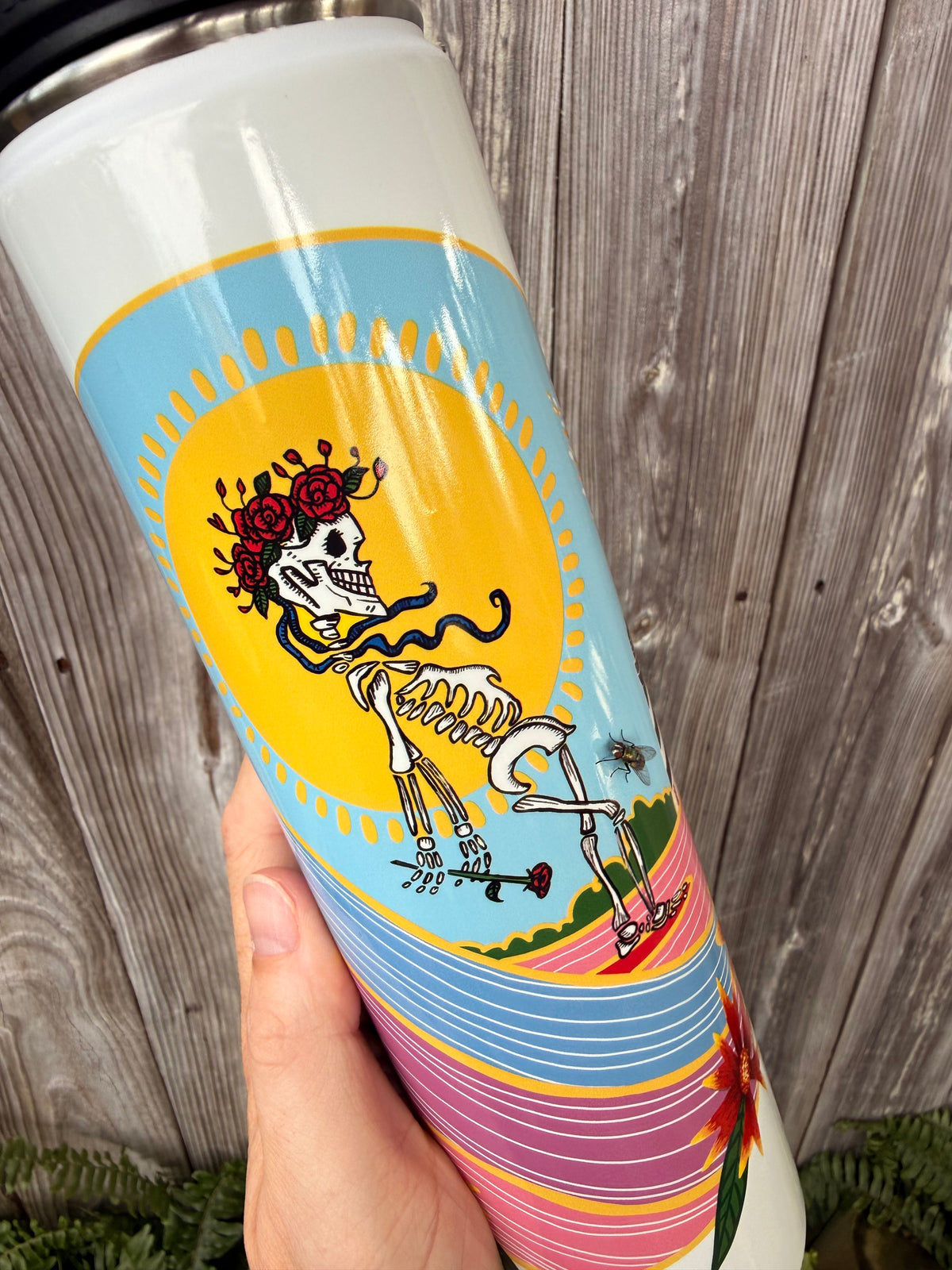 bertha surfs stainless steel water bottle