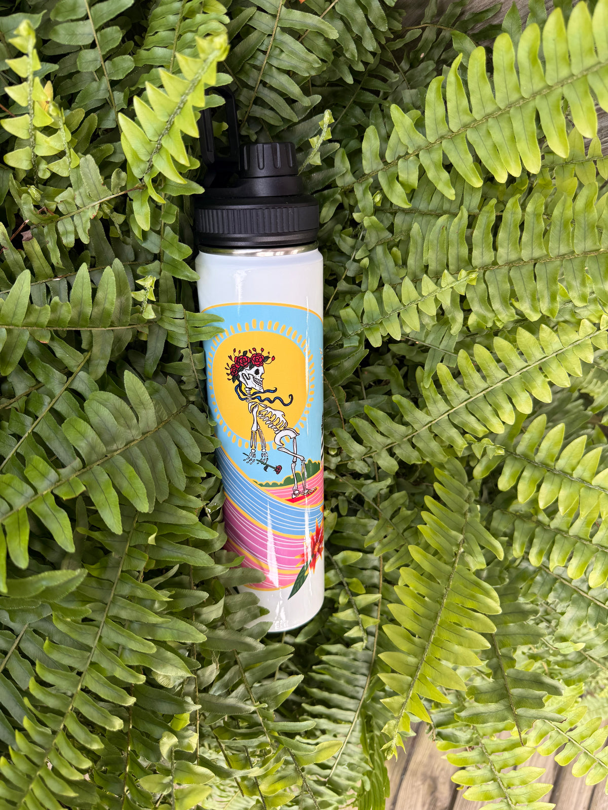 bertha surfs stainless steel water bottle