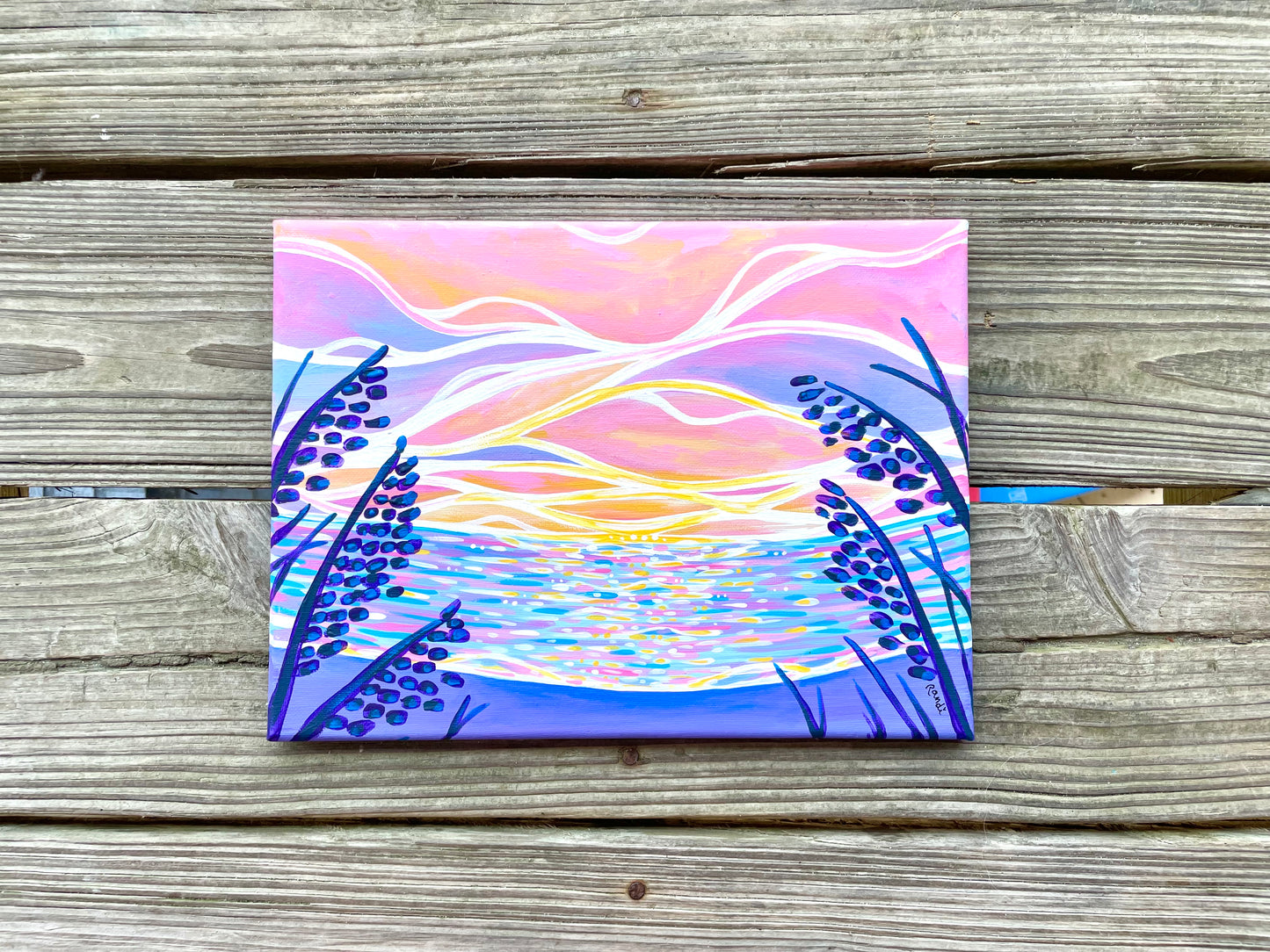 technicolor sunrise - original painting