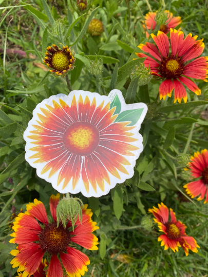 vinyl sticker - jobell flower